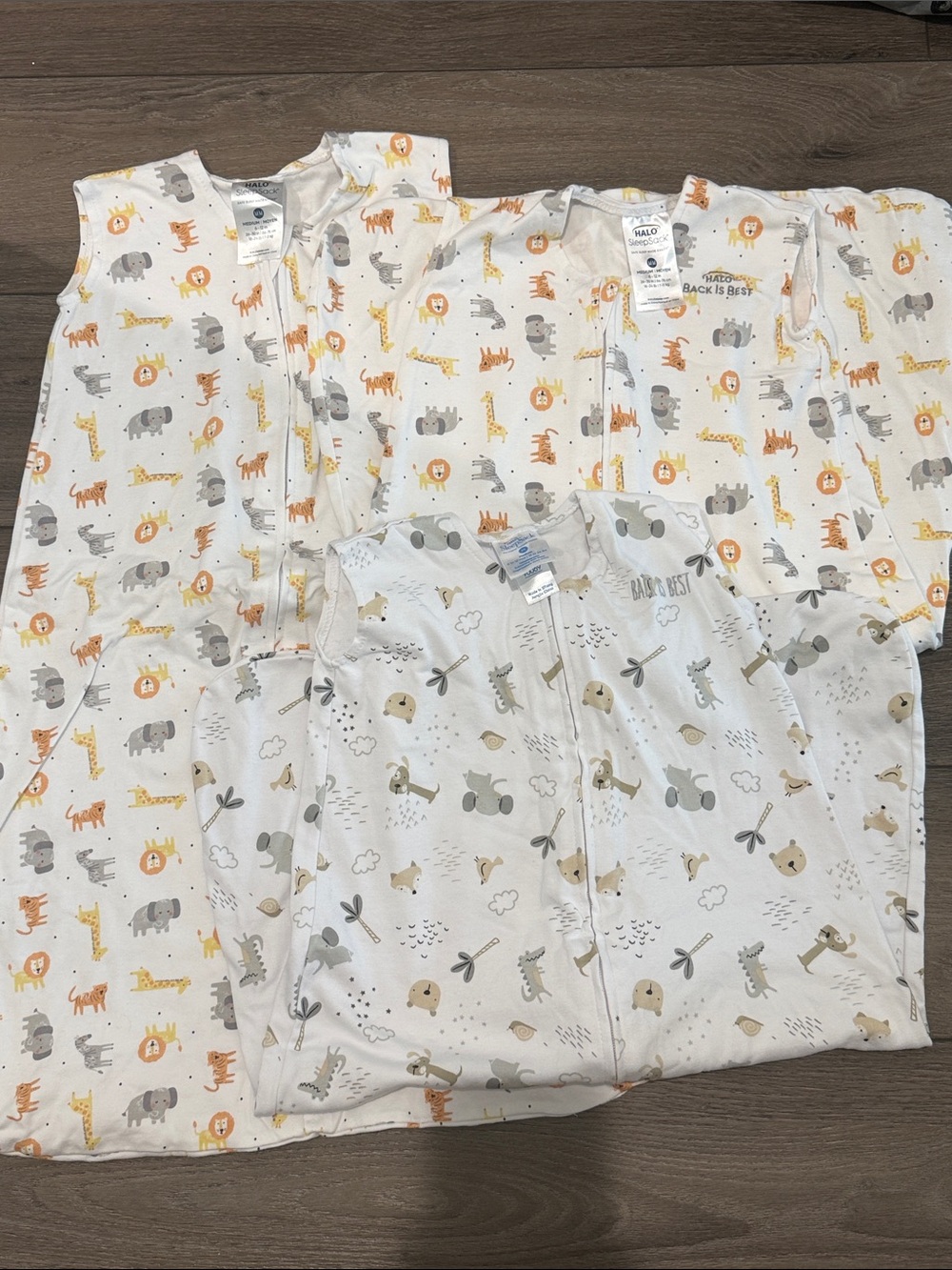 3 pack Halo Medium SleepSack NWOT